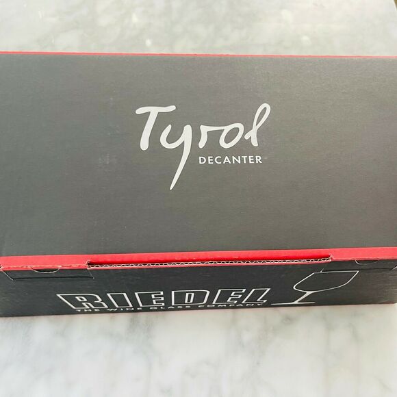 Riedel Tyrol Decanter #1405/13 Crystal Austria SOLD OUT RARE Carafe NEW Box 26oz - Picture 7 of 8